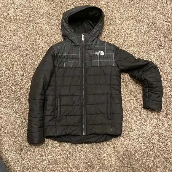 North face puffer reflective